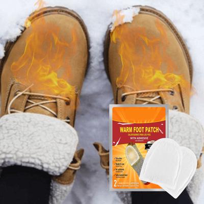 Портативный теплый пластырь для ног, самонагревающаяся стелька, паста, многоцелевая грелка для ног, наклейка для зимы