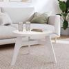 VidaXL Round Table Top White Ø60x3 Cm Solid Pine Wood 833665