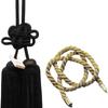 Mlsjyhf Car Decoration Tassel Charm Junction Produced JP Pendant Rearview Mirror Pendant Black Kiku