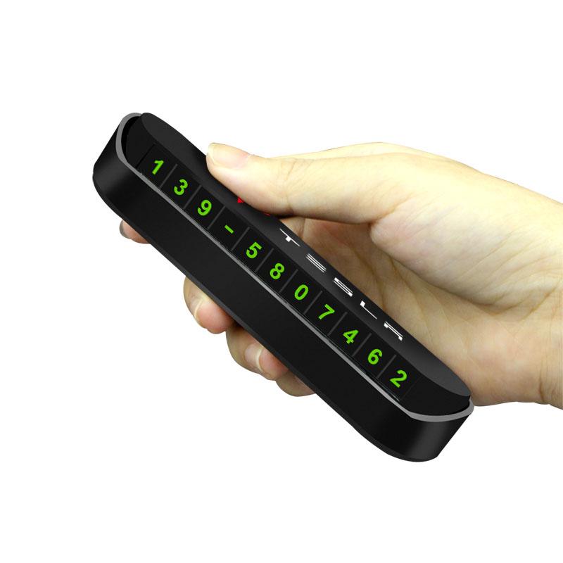 1 шт. Автомобильная временная парковочная карточка, табличка, значок, автомобильный стайлинг для Tesla Model 3, Model S, Model X, Model Y, Roadster