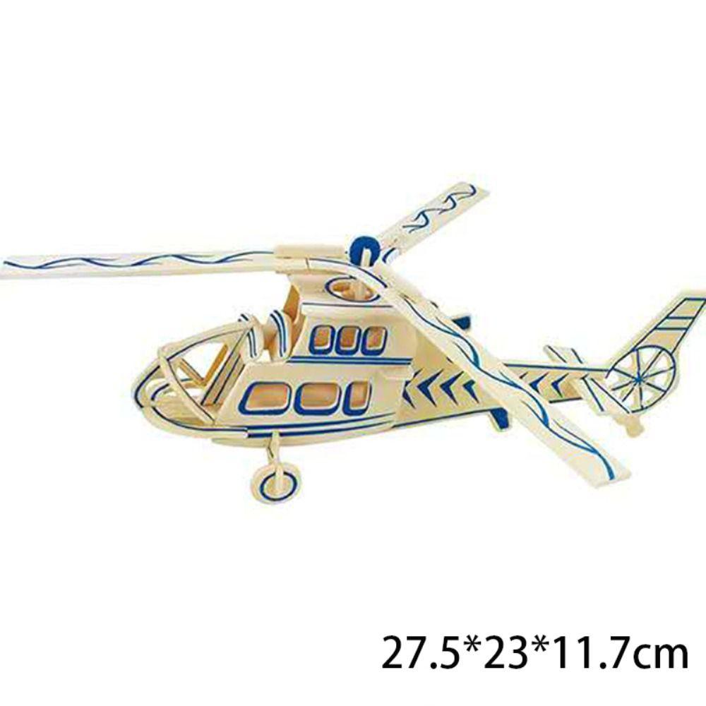 Wooden Plane Puzzlekits 3D Craft Wood Jigsaw Airplanes  Kids Gift