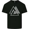 Valknut Symbol Vikings Gym With White Print Unisexs Light Cotton TShirt