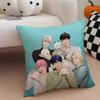 Стиль K-pop P-Plave Наволочка-подушка Льняная Наволочка Мягкая Дышащая Защитная Декор Дивана Комнаты