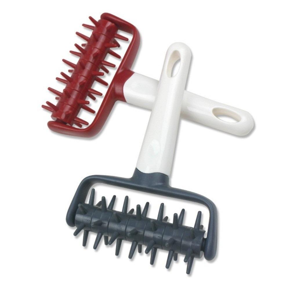 PP Dough Docker Roller Handheld Pizza Roller Spikes Dough Pricker Roller Home Kitchen Bakery
