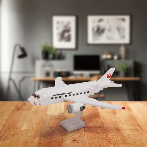 Kawada Nanoblock JAL Airliner 580 Pieces 19.5 X 10 X 18.5cm Ages 12+ Interior Hobby NBM-044