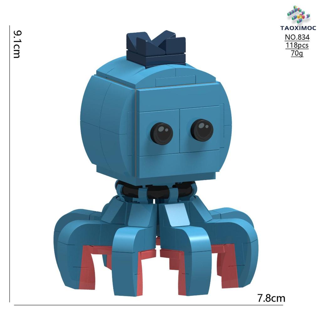 Cross-Border AI Fusion Monster Doll: Classic Mountains & Seas Stick Figure Assembly Toy for Kids