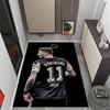 Ronaldo's Brazil Legend Themed Anti-Slip Rugs - Polyester Home Decor, Suitable for Bedrooms, Living Rooms, Doorways, Studios, and Decorations