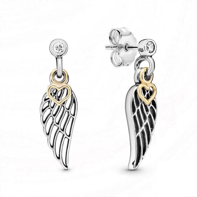 Серьги из стерлингового серебра 925 пробы, настоящее большое сердце, циркон, круглые серьги-кольца для женщин, модные серебряные серьги, ювелирные изделия, подарок