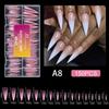 150 Pcs Dual Forms For Poly Nail Gel Soft Nail Forms Molds Acrylic Full Cover False Nail Tips Manicure Extension