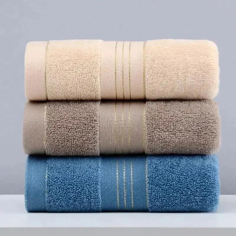 1 Towels Thickened Absorbent Towel Pure Cotton Quick Absorbent Soft Quick Dry Thickened Face Towel