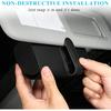 Sunglasses Holder For Car Sun Visor, Leather Auto Eyeglasses Organizer Box With Hidden Magnetic Closure, Vehicle Glasses Case Clip Holder, Car