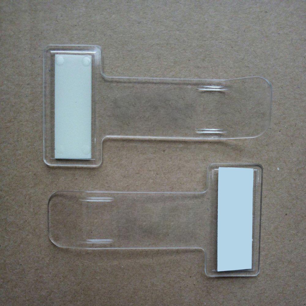 5 Pieces Transparent Car Parking Ticket Holder Clip Plastic Timing Ticket Holder Car Windshield Windscreen Tickets