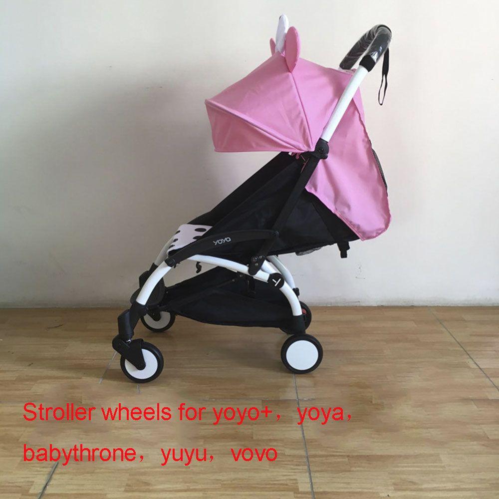 Передние Задние Колеса Полиуретановые Шины Боковая Крышка Колеса Коляски Винтовой Зажим Тип Ось Колеса Аксессуары