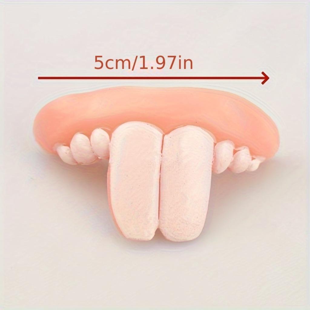 10 шт. новинка в виде шуточных зубных протезов - разноцветные пластиковые забавные зубные протезы для Дня смеха и реквизита на Хэллоуин