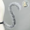 Handmade Simulated Hamster Ear Headband Cos Beast Ear Tail Set Lolita Kc Plush Cute Hamster Headdress