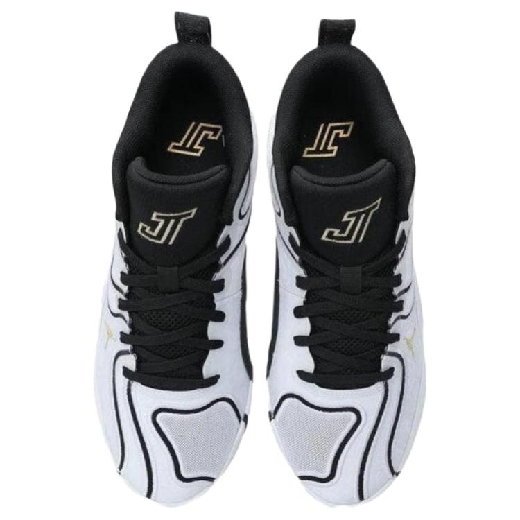 Air Jordan Tatum 3 PF Tunnel Walk Men Sneakers White Black Metallic-Gold IB8150-100
