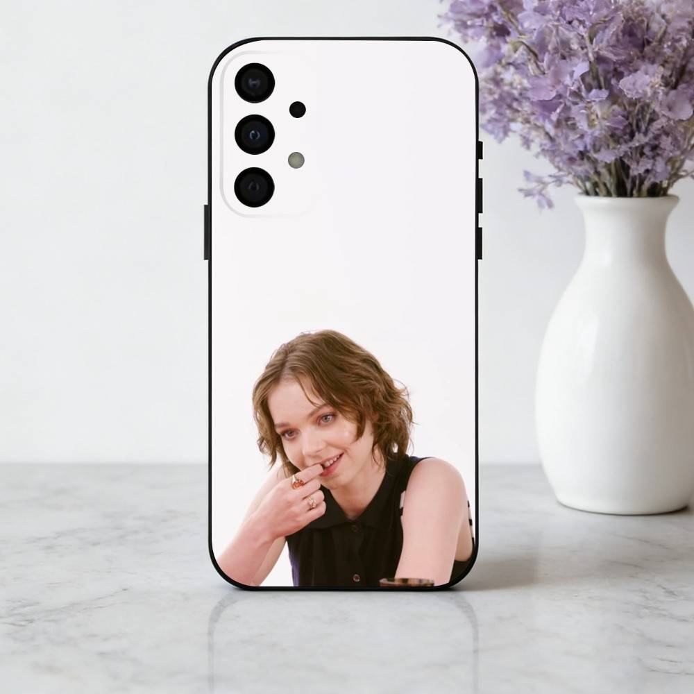 Яркий чехол для телефона с изображением актрисы E-Emma M-Myers для Samsung Galaxy A73, A72, A71, A70, A53, A52, A51, Мягкий силиконовый черный чехол