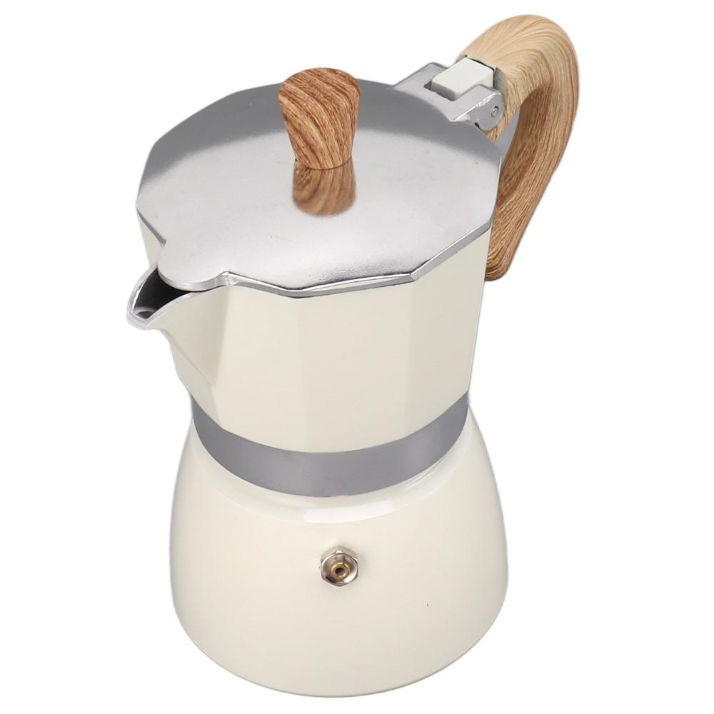 Aluminum Moka Coffee Pot Octagonal Stovetop Espresso Maker Manual Coffee Percolator For Cappuccino