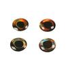 50PCS Holographic 3D 4D Fish Eyes for Fly Tying Streamers Baitfish Wood Plastic Lure Popper DIY Eyes