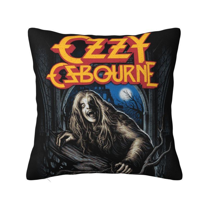 Custom Ozzy Osbourne Prince Of Darkness Cushion Cover Heavy Metal Band Rock Velvet Nordic Throw Pillow Case Home Decoration