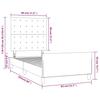 Bed Frame with Headboard Black 80x200 cm Velvet