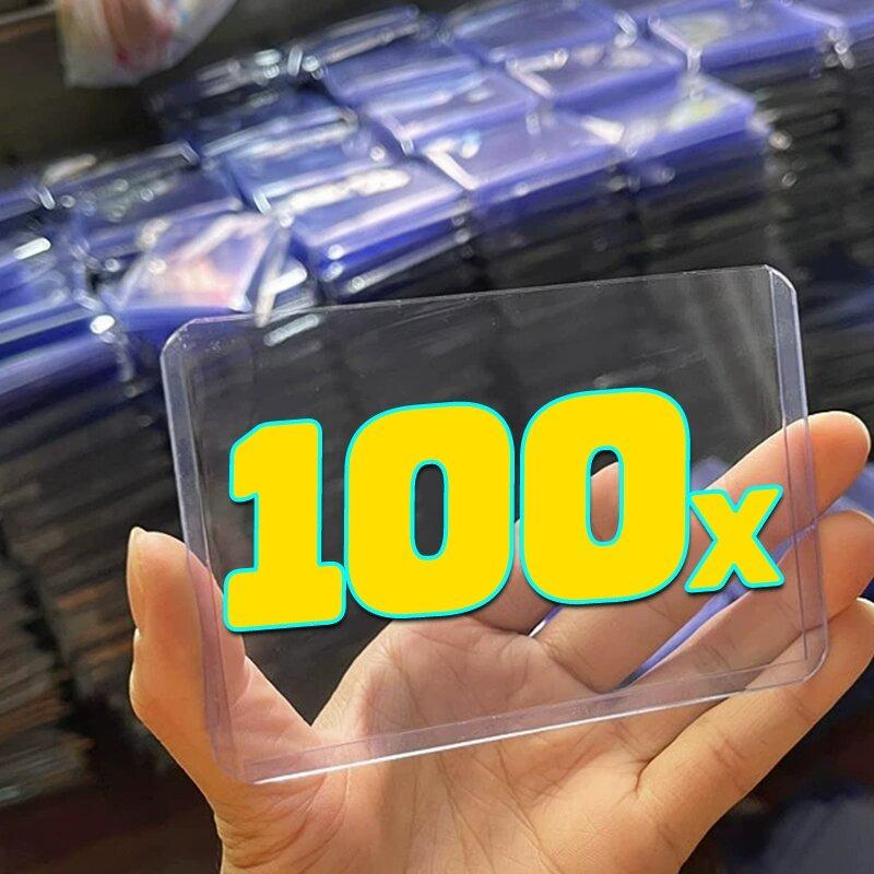 1-100 шт. 35PT Прозрачные 35PT Защитные кармашки для карт TopLoaders Жесткий пластик ПВХ Держатель для игровых карт Обложка для коллекционных карточек