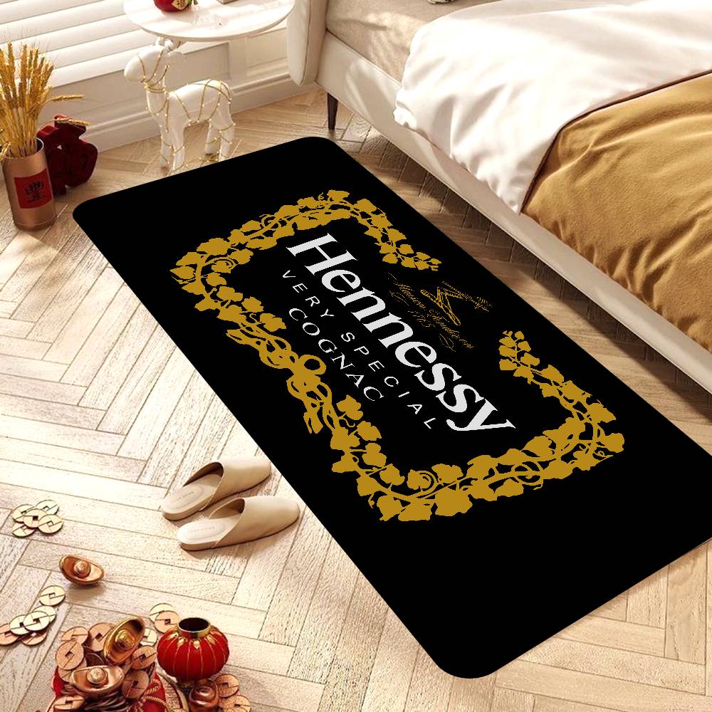 Hennessy Brandy Hallway Carpet Washable Non-Slip Living Room Sofa Chairs Area Mat Kitchen Doormat Area Rug