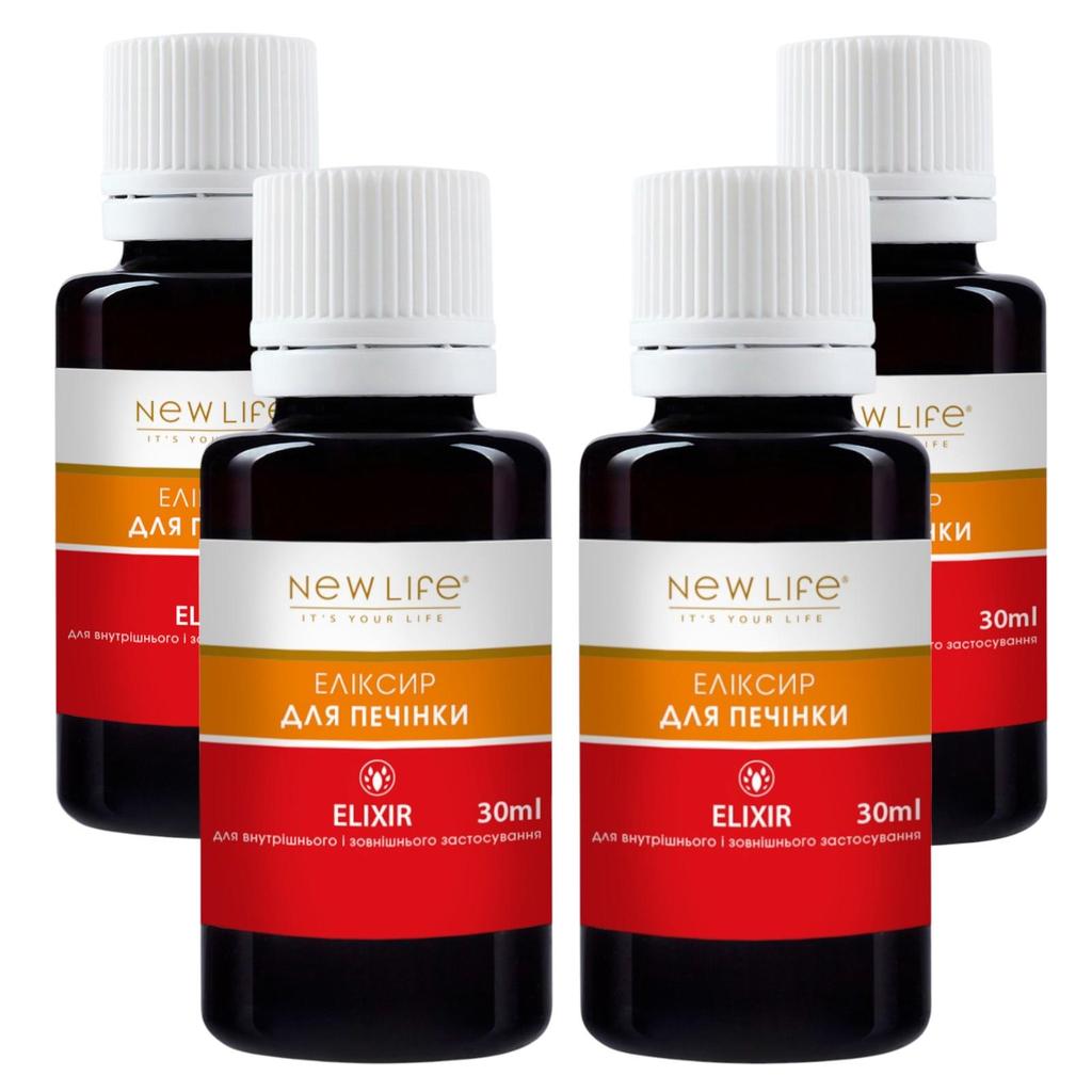 Эликсир для Печени на Травах Диетическая Добавка New Life