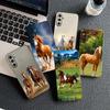 Soft Cover for Huawei P30 P20 Mate 10 20 Lite Pro Y8S Y9A Y9 Prime P Smart 2019 Coque Phone Case Running Wild Free Horse