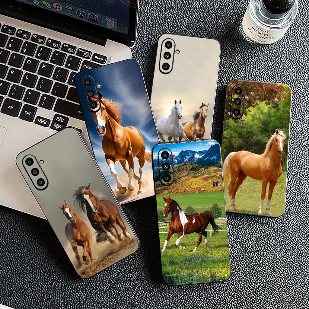 Soft Cover for Huawei P30 P20 Mate 10 20 Lite Pro Y8S Y9A Y9 Prime P Smart 2019 Coque Phone Case Running Wild Free Horse