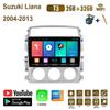Автомобильный радиоприемник на базе Android Carplay для Suzuki Liana 2004-2013, автомобильный мультимедийный видеоплеер, GPS-навигация, WIFI, 2 + 32 ГБ