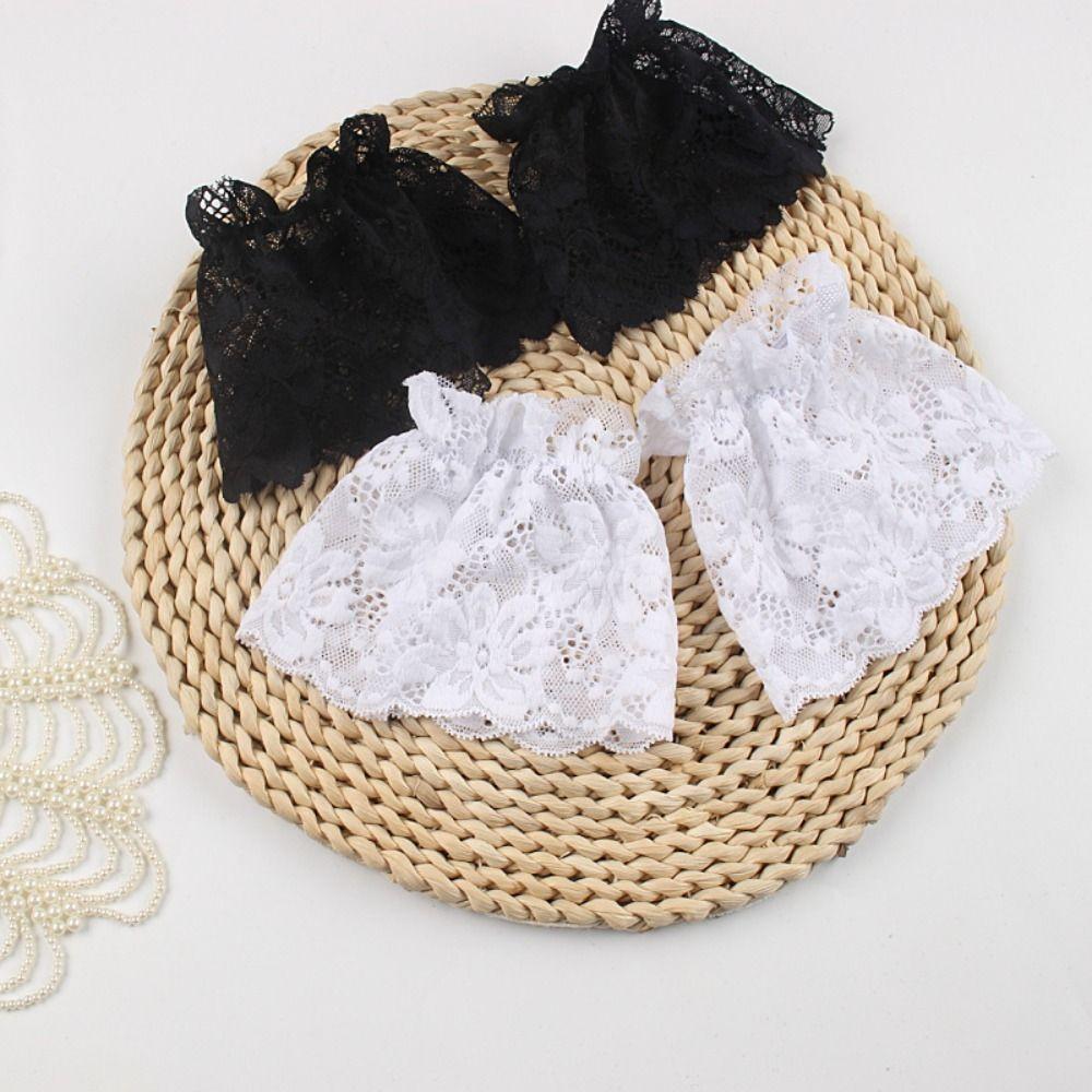 Нарукавники Свитер Декоративные съемные рукава Манжеты Кружевные манжеты Искусственные рукава Оборки Рукав до локтя