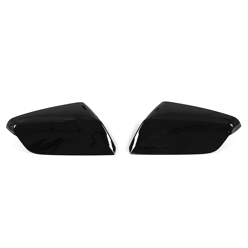 Рифмированная крышка зеркала заднего вида автомобиля, глянцевая черная боковая крышка зеркала с боковым крылом, автомобильные внешние аксессуары, пригодные для Chevrolet Malibu