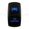 12V 20A Blue Led Car Boat Laser Rocker Switch ON OFF (ON) OFF ON OFF ON (ON) OFF ON (ON) OFF (ON) Waterproof