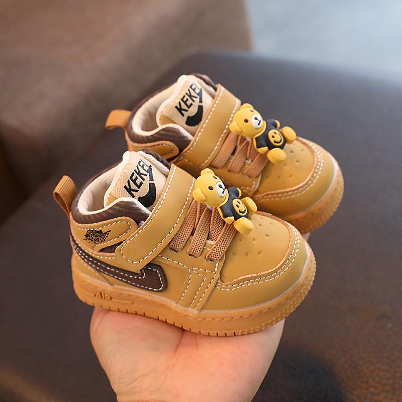 "Autumn 2023 Non-Slip Baby Shoes: Soft Bottom Cartoon Toddler Shoes for 0-2 Years, Unisex"