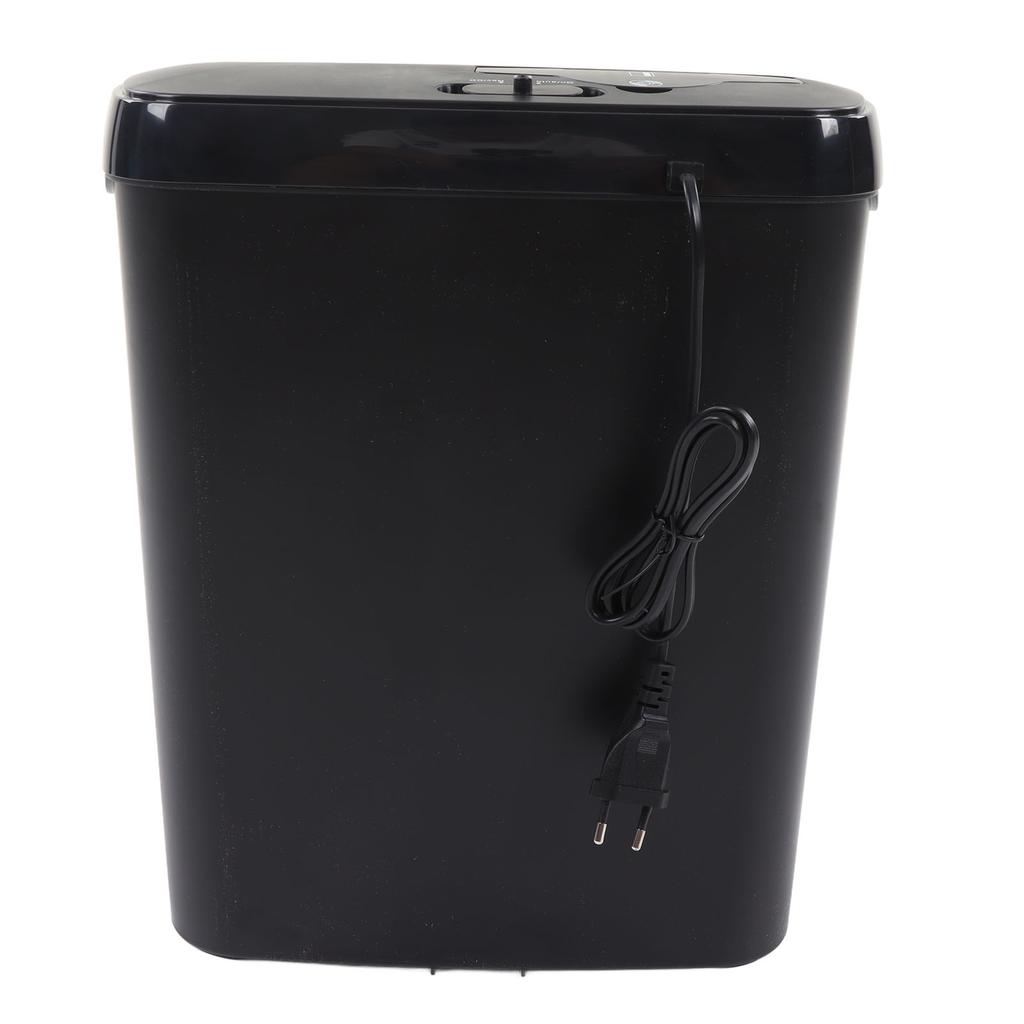Paper Shredder Small Portable Black 11L Large Capacity Strip Electric Paper Shredder for Home Office