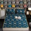 Without Pillowcase Waterproof Mattress Cover Thick Quilted Fitted Bed Sheet Fashion Printed Bedding Queen King Non-slip Sheet Dust Cover