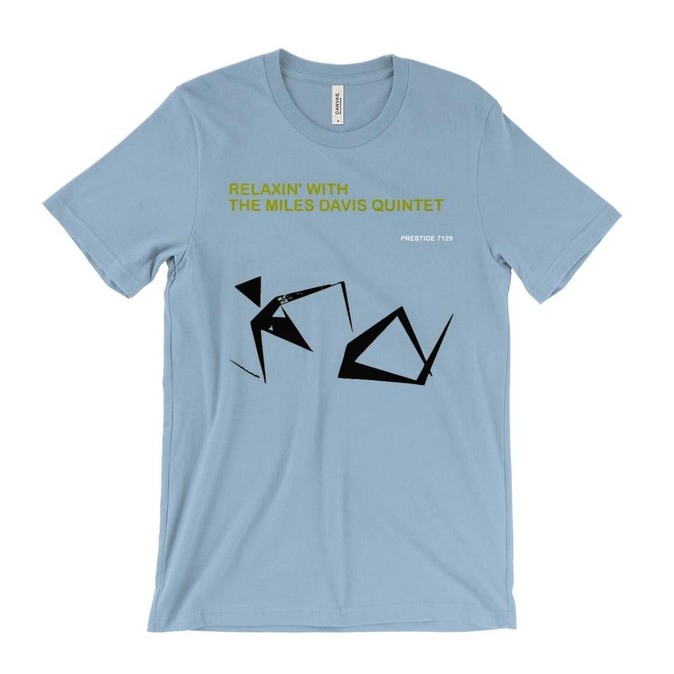 Relaxin' With The Miles Davis Quintet T-shirt - Jazz Fusion, Coltrane Prestige