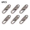2/6/12pc Zipper Slider Puller Instant Zipper Repair Kit Replacement For Broken Buckle Travel Bag Suitcase Zipper Head DIY Sewing Craft