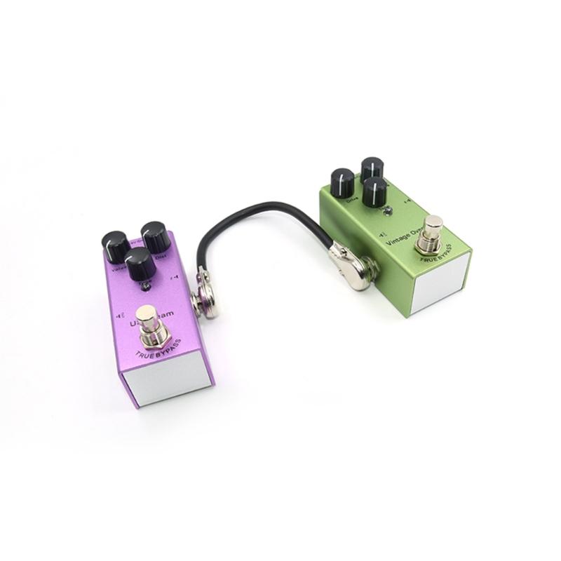 Guitar Patches Cable Right Straight Angle 6.35mm Low Noise Guitar Effect Pedal Cables Professional Guitar Patches Pedal