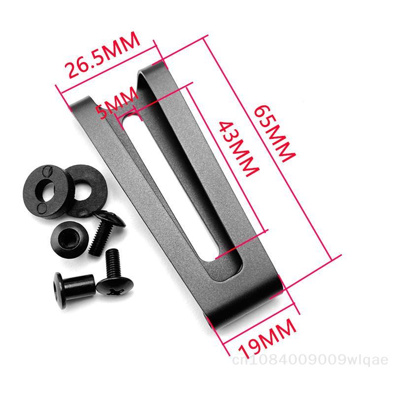 Универсальный комплект клипс для IWB кобуры, сменные клипсы из пружинной стали для ремня для K-кобур и ножен для ножей