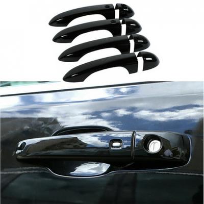 Черные Накладки на Ручки Двери Аксессуары Для Jeep Cherokee 2014+ / Compass 2017+