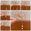 Fan Children's Hairpin Tassel Chinese Style Hair Stick Classical Flower Hair Comb  Girl