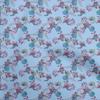 Georgette Viscose Blue Fabric Florals Sewing Craft Projects Fabric Prints By Yard 42 Inch