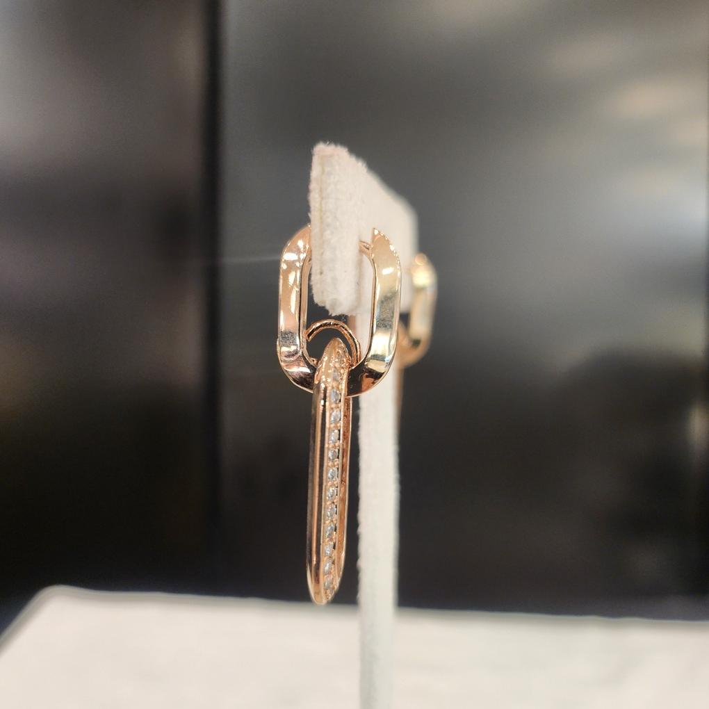 ARTRIA Двойные круглые серьги-клипсы в одно касание APSERIN0004PKF