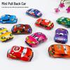 Mini Q Cartoon Pull-Back Car: Children's Toy, Hot-Selling Boy's Gift.