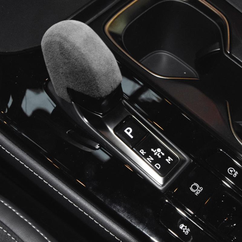 Car Gear Handle Head Suede Decorative Shell for Lexus NX260 NX350H RX350H RX500H Car Inner Accessories