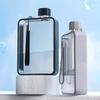 1pc A5 Notebook Tritan Water Bottle 380ml BPA Free Square Sports Flask, Shatterproof, Dishwasher Safe,Portable Durable for Baseball Outdoor Activities