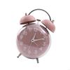 62KD Analog Alarm Clock Double Alarms Quiet Operating Large with Night Light