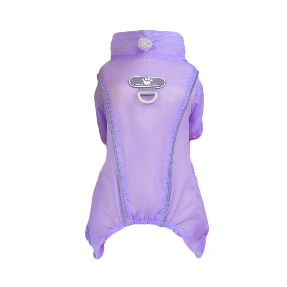 Четыре ноги Летний питомец Солнцезащитный костюм Боди Собака Тонкая рубашка Бишон Собака Солнцезащитная одежда для улицы